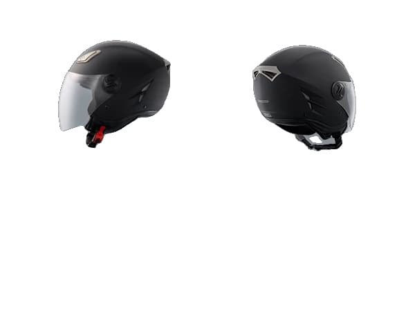 3/4-ansiktsmotorcykelhjälm, lätt konstruktion, E-märkt säkerhet,L