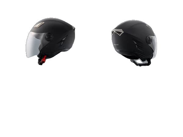 3/4-ansiktsmotorcykelhjälm, lätt konstruktion, E-märkt säkerhet,XL