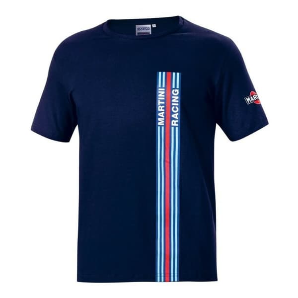 T-shirt med kortärm Sparco Martini Racing (XS) Marinblå