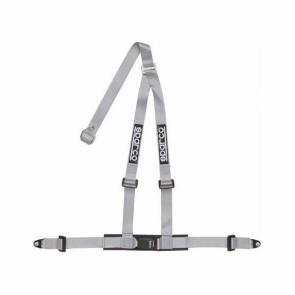 3 pisteen turvavyö Sparco Screw Fi - Punainen