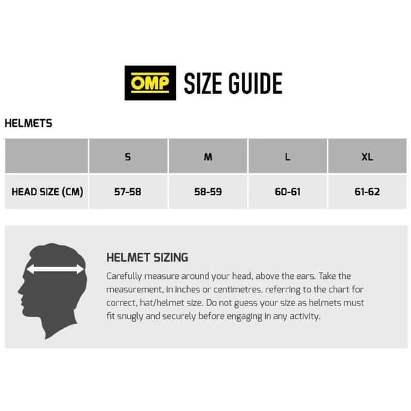 Hjälm OMP OMPSC0-0801-B01-020-S S