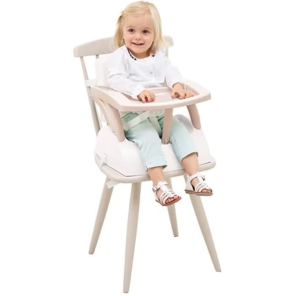 THERMOBABY YEEHOP 2-i-1 bältesstol - 6-18 månader - 3-punkts säkerhetssele - Avtagbar surfplatta - Isbrun