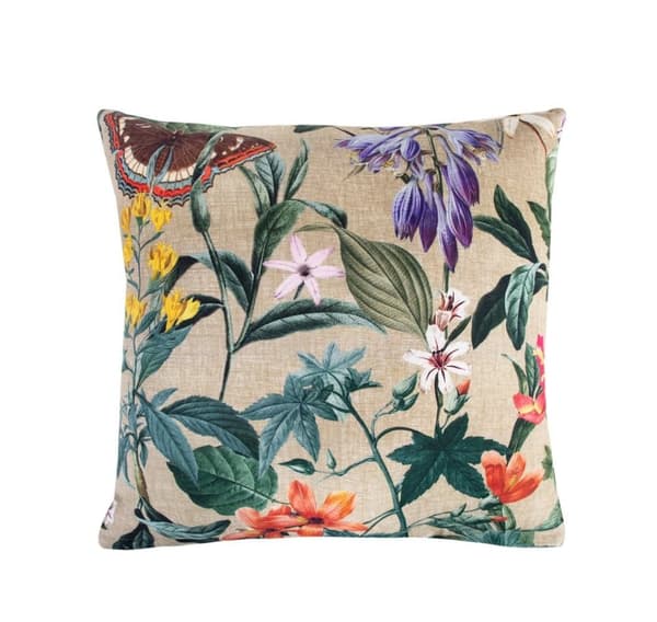 Pute AMAZONIA 45x45cm, beige floral