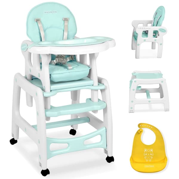 Sinco 5-in-1 syöttötuoli, turkoosi
