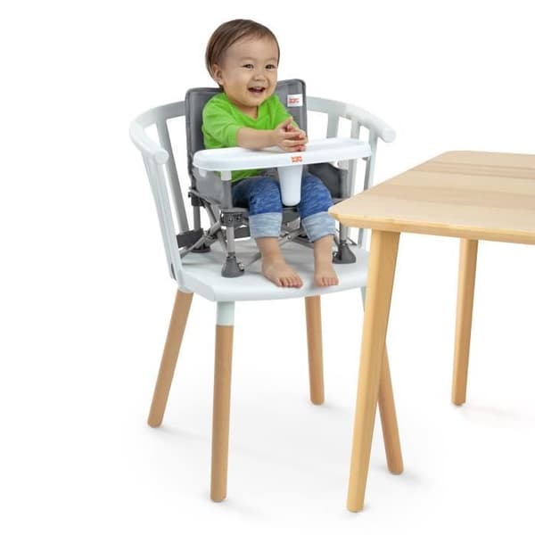 LJUS STARTAR Fällbar kompakt bältesstol - Pop 'N Sit, avtagbar surfplatta, ultrakompakt, bärväska medföljer