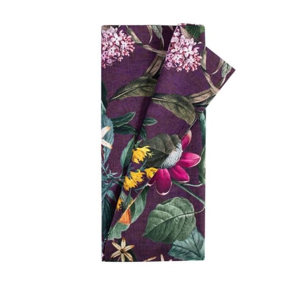 Bordmatte AMAZONIA 43x116cm, fiolett floral
