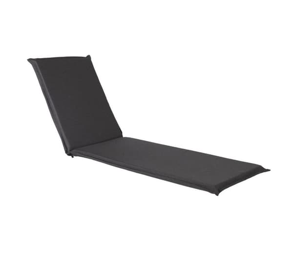 Solstolsunderlägg SUMMER 55x190xH5cm, svart