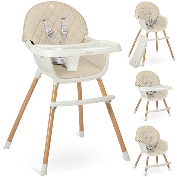 Nukido Lilo Beige højstol