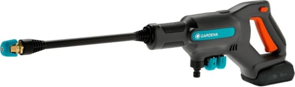 GARDENA AquaClean 24/18V P4A Premium middelhøjtryksrenser med vandtank, batteri og oplader Sort, Blå, Orange