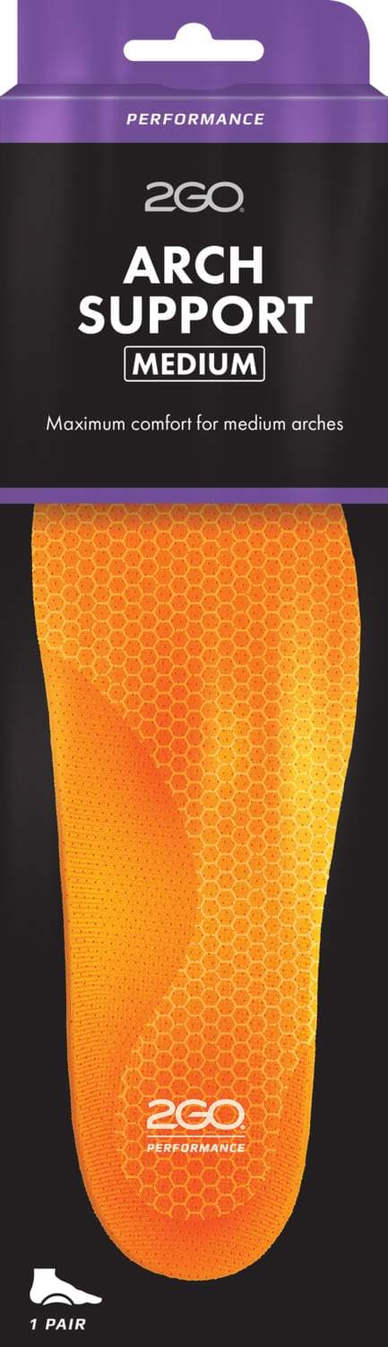 2GO ARCH SUPPORT MEDIUM, komfortsula, sportula medium fotvalv