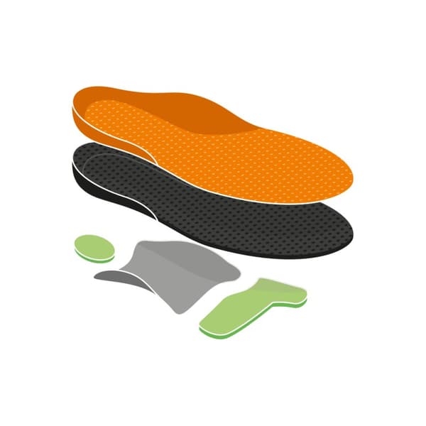 2GO ARCH SUPPORT MEDIUM, komfortsula, sportula medium fotvalv