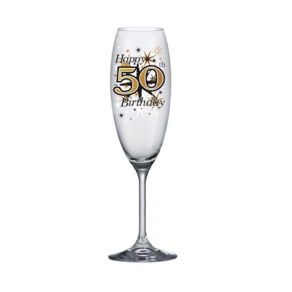 Simon Elvin Keepsakes 50th Champagne Flute Clear One Size