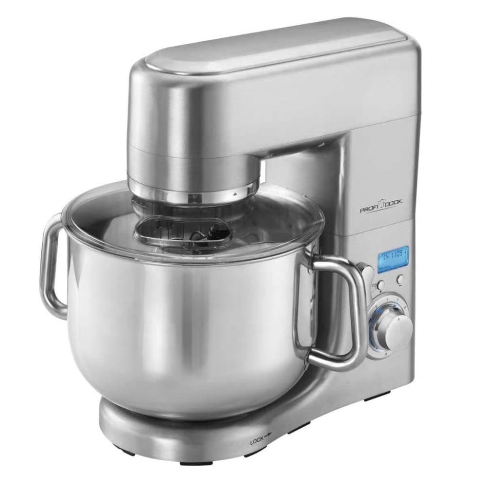 ProfiCook røremaskine PC-KM 1096 1500 W 10 L sølvfarvet