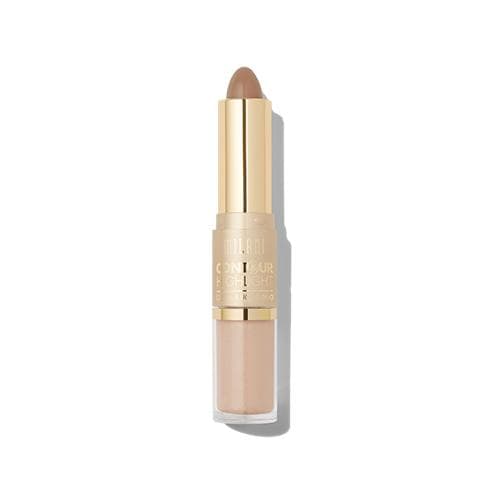 MILANI_Contour & Highlight Cream and Liquid Duo bronzer i rozświetlacz Natural/Medium 3,6g