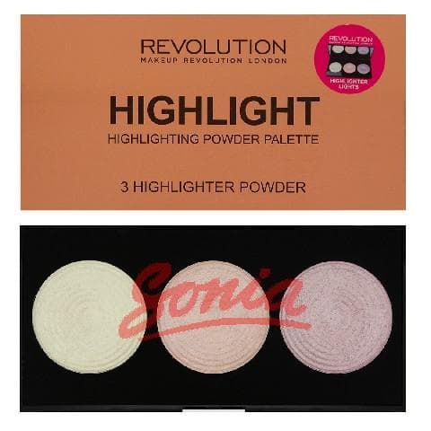 Makeup Palette Rozświetlacze Revolution highlighter Highlight 15g