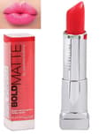 Miniatyrbild 2 av 3: Maybelline Color Sensational BOLD Matte Lipstick-Mat 1 Coral Red