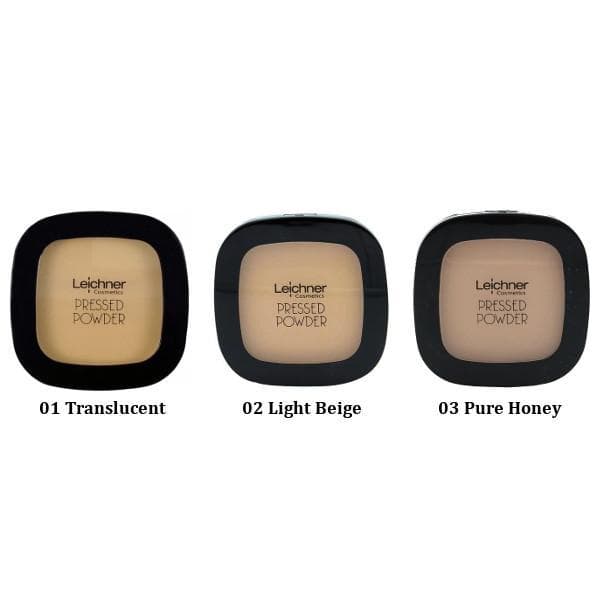 Leichner Pressed Powder-02 Light Beige