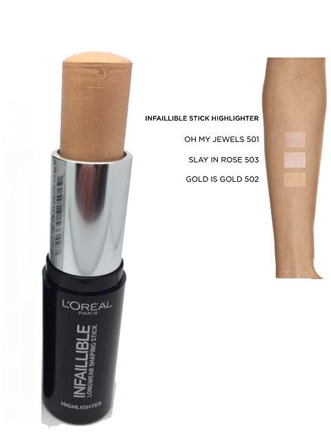 L'Oreal Longwear Shaping Stick Highlighter - Gold is Cold