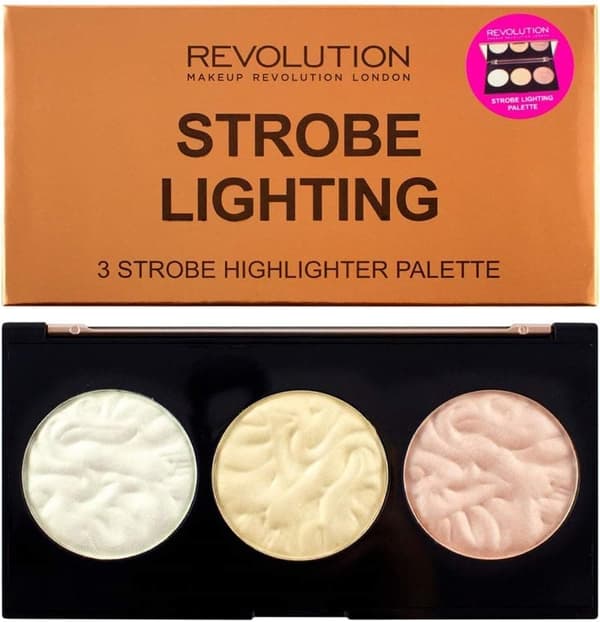 Revolution Makeup Strobe Lighting 3 Strobe Highlighter Palette
