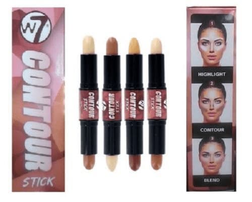 W7 Dual Highlight & Contour Face Shaping Stick - Fair