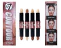 Miniatyrbild 3 av 3: W7 Dual Highlight & Contour Face Shaping Stick - Fair