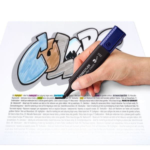 Klassiske Vintage Staedtler Highlighters 4 farver