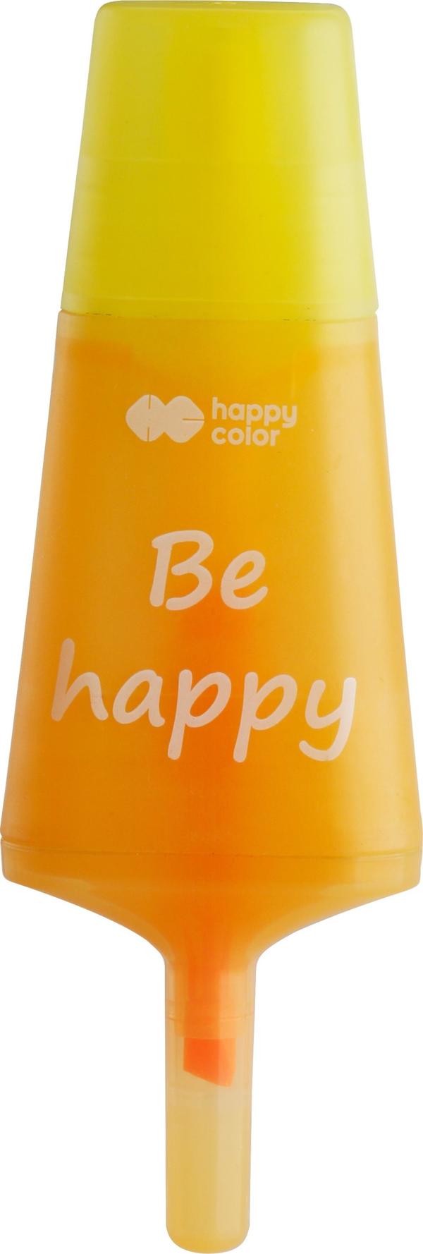 Highlighter Feelingi Lolly doftande 2-i-1 orangegul Happy Color 7835