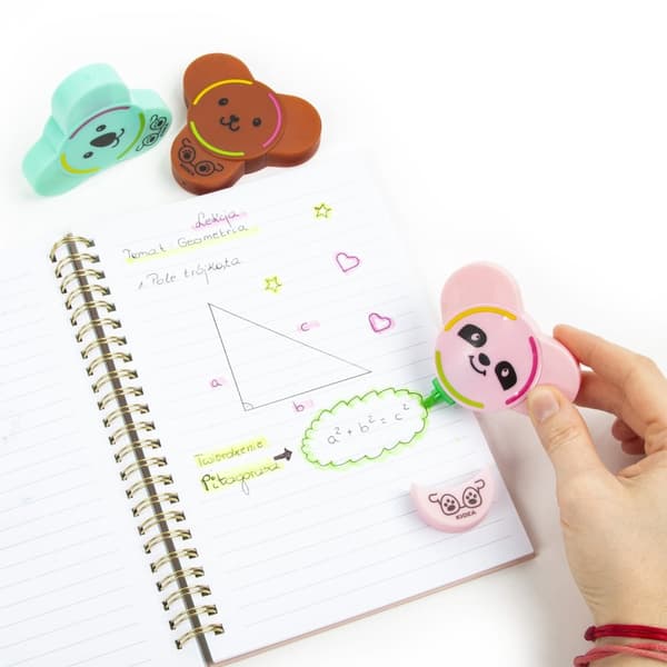 Kidea 3in1 Highlighters med figur