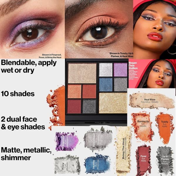 Revlon X Megan Thee Stallion Hot Girl-Big Bad Face & Eye Palette