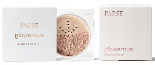 PAESE GLOWEROUS Løs highlighter til ansigt og krop 02 rose 5g