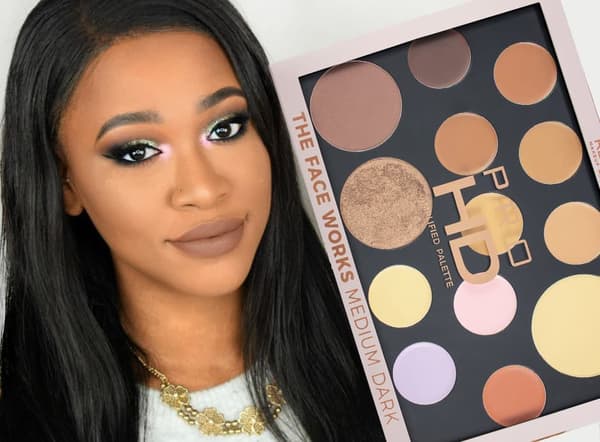 Revolution Pro HD Palette The Face Works Medium / Dark