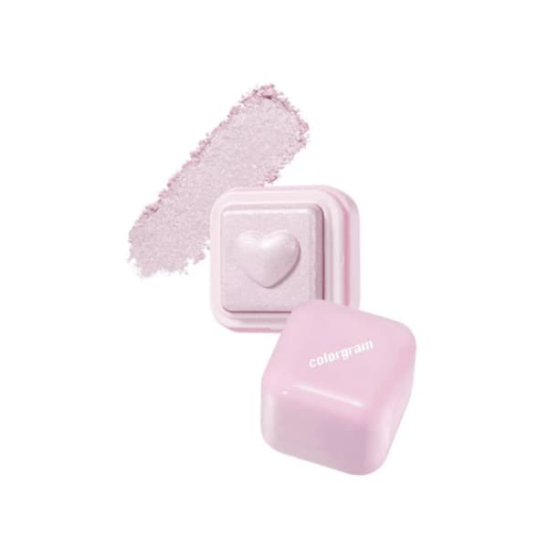 Colorgram Milk Bling Heartlighter #02 Pink Heart 2,2 g - rosa hjärtformad överstrykningspenna