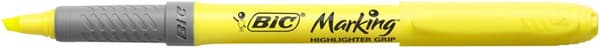 Överstrykningspenna BIC Grip Gul 12st
