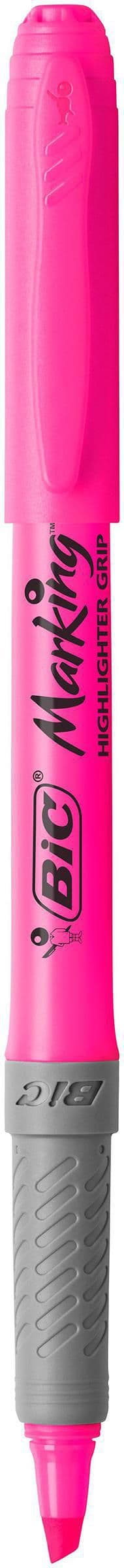 Överstrykningspenna BIC Grip Rosa 12st