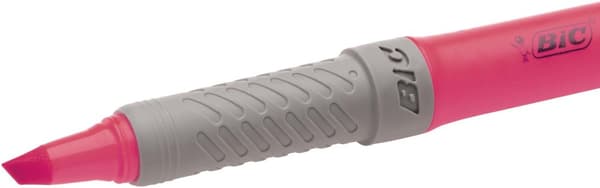Överstrykningspenna BIC Grip Rosa 12st