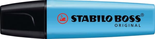 Överstrykningspenna STABILO Boss Blå 10st