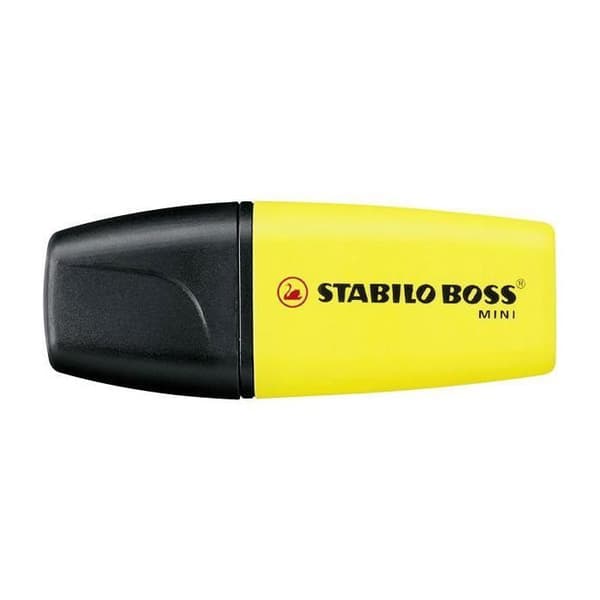 Surlinjer - STABILO BOSS MINI - Etui med 5 - Assorterade fluorescerande färger