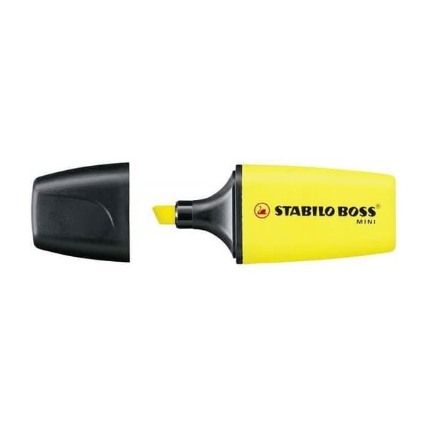 Surlinjer - STABILO BOSS MINI - Etui med 5 - Assorterade fluorescerande färger