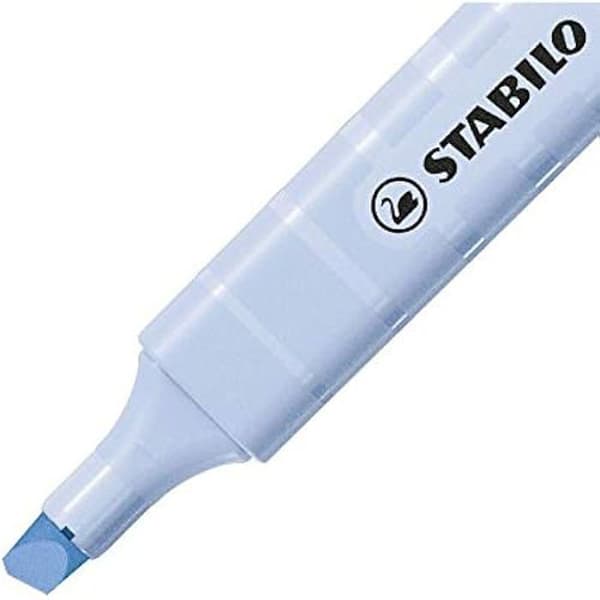 STABILO swing cool Pastel Edition highlighter - Pack x 10 highlighters - Cloud of blue