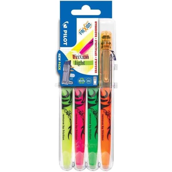 FRIXION light Set2Go highlighter, etui om 4