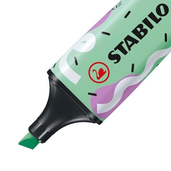 STABILO BOSS ORIGINAL av Ju Schnee - vattenmint - Kartong med 10 stycken