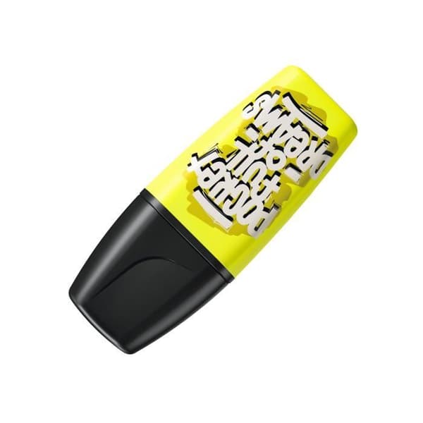 STABILO BOSS MINI från Snooze One - gul - Box med 10 stycken
