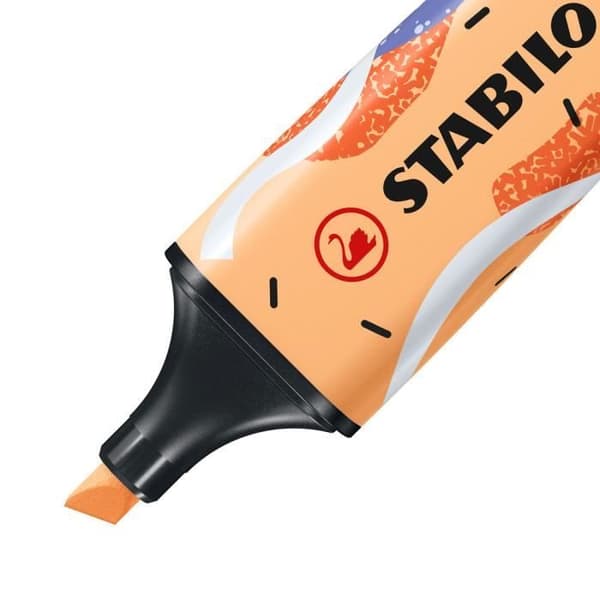 STABILO BOSS ORIGINAL av Ju Schnee - aprikossorbet - Box med 10 stycken