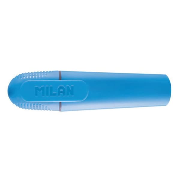 Milan highlighter Fluo 1 - 4,8 mm platt 153 mm blå