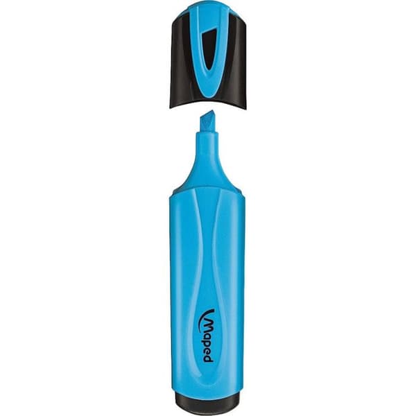 Surligneur - Maped - Fluo'peps Classic - Snedspets - Blå färg - Bredd 1-5 mm