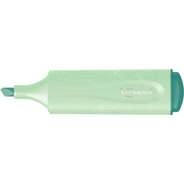 Surlinjare - Maped - FLUO PEPS Glitter Pastell - Förpackning med 4 - Biseaud spets - Glittrande bläck