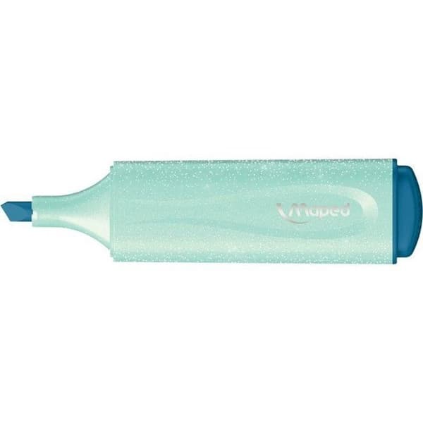 Surlinjare - Maped - FLUO PEPS Glitter Pastell - Förpackning med 4 - Biseaud spets - Glittrande bläck