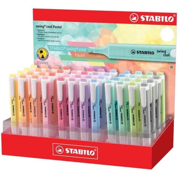 Pastell Cool Swing Highlighter, display på 48