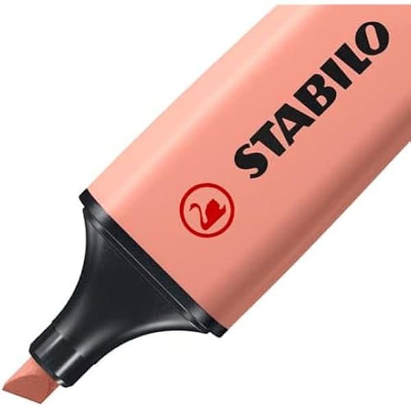 Highlighter - STABILO BOSS ORIGINAL NatureCOLORS - set x 10 highlighters - rostanpelsin