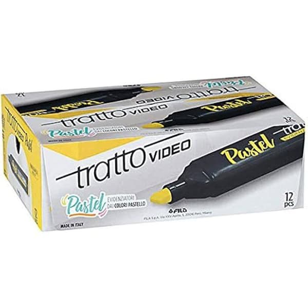 Pastellmarkör - TRATTO - Gul - Stiftspets - Vattenbaserad bläck